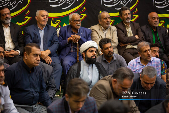 آیین سیاهپوشی شهرداری اصفهان