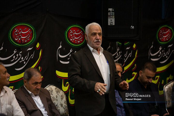 آیین سیاهپوشی شهرداری اصفهان