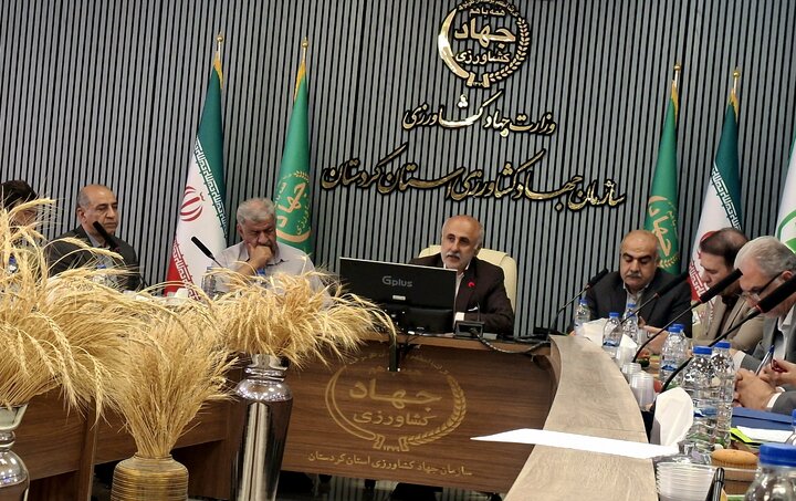 ۱۳۷ همت، ارزش تولیدات کشاورزی کردستان/ توسعه کشت زعفران و پسته