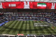 حضور چشمگیر هواداران ایرانی در ورزشگاه سوفای لس‌آنجلس + عکس