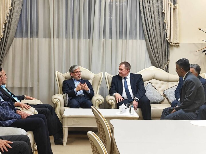 استقبال رسمی وزیر آموزش بلاروس از وزیر علوم ایران در مینسک