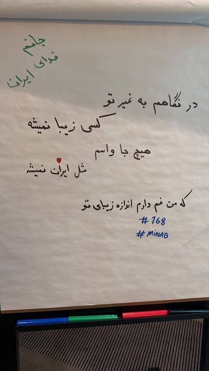 تصویری از تخته فنی تیمملی در آستانه بازی با نیوزیلند + عکس