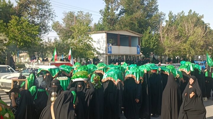 فیلم| ورود کاروان نمادین امام حسین (ع) در چادگان