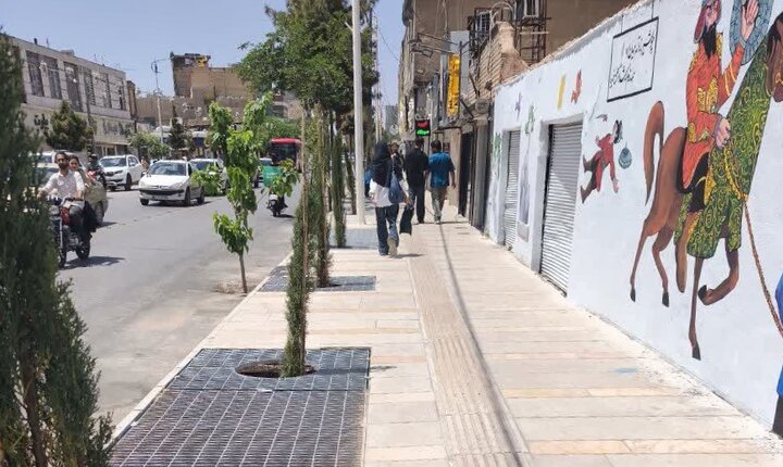 شهرداری کرمان در مسیر نوسازی خیابان شهید بهشتی