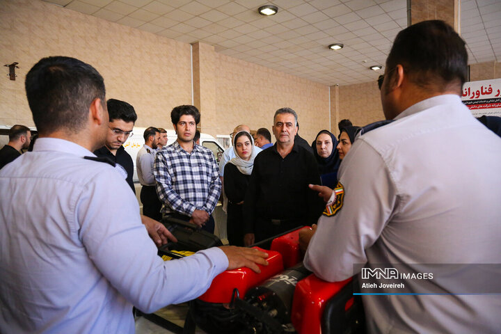 تور فناورانه در سازمان آتش‌نشانی و خدمات ایمنی شهرداری اصفهان