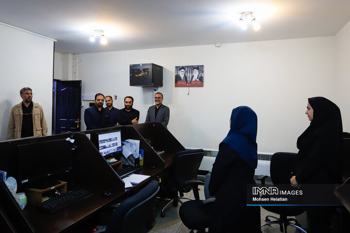 حضور معاون امنیتی انتظامی استانداری اصفهان در خبرگزاری ایمنا