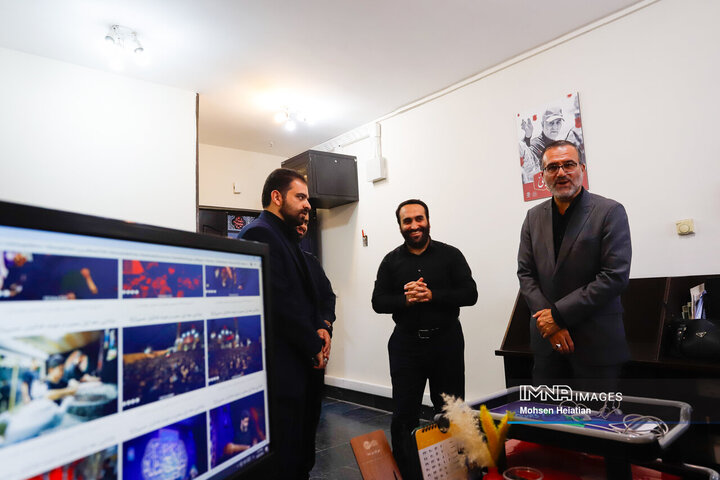 حضور معاون امنیتی انتظامی استانداری اصفهان در خبرگزاری ایمنا