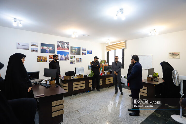 حضور معاون امنیتی انتظامی استانداری اصفهان در خبرگزاری ایمنا