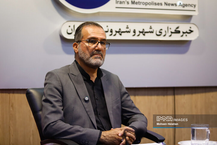 حضور معاون امنیتی انتظامی استانداری اصفهان در خبرگزاری ایمنا