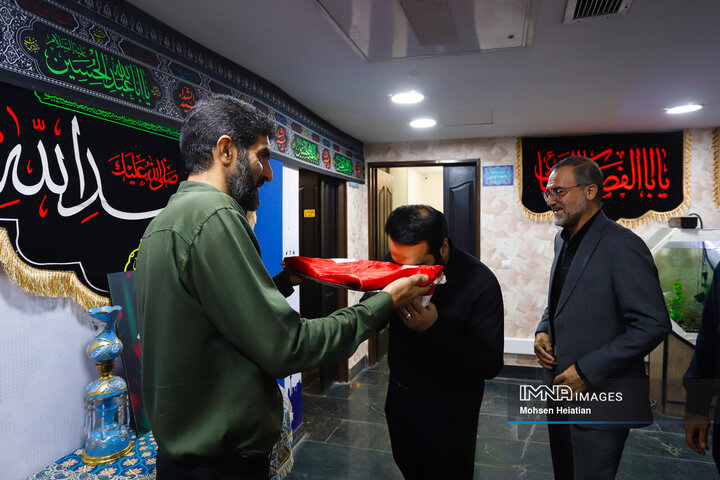 حضور معاون امنیتی انتظامی استانداری اصفهان در خبرگزاری ایمنا