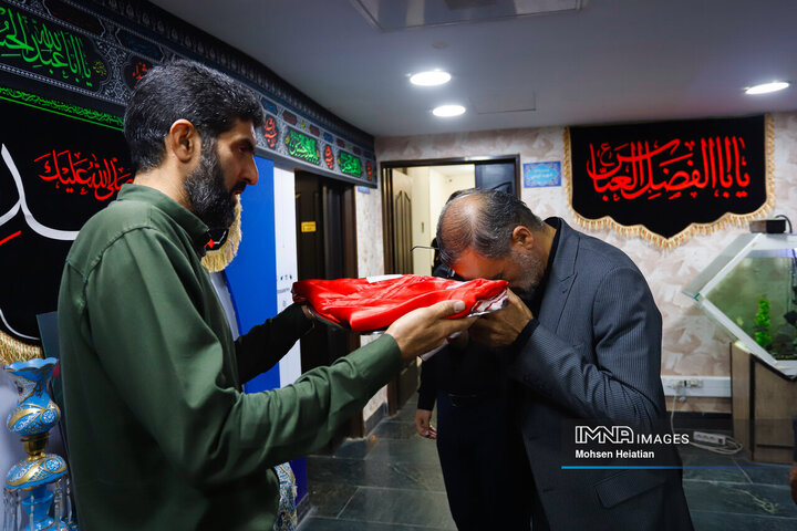 حضور معاون امنیتی انتظامی استانداری اصفهان در خبرگزاری ایمنا