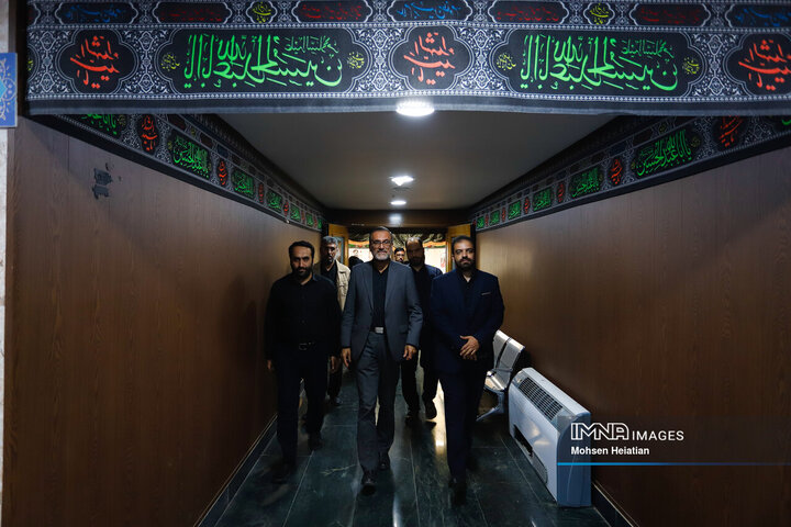 حضور معاون امنیتی انتظامی استانداری اصفهان در خبرگزاری ایمنا