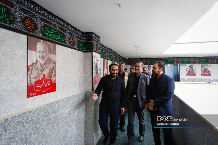حضور معاون امنیتی انتظامی استانداری اصفهان در خبرگزاری ایمنا