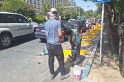 جلوگیری از ورود موتورسیکلت به حاشیه زاینده‌رود در منطقه ۵ اصفهان