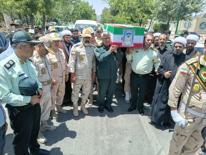 تشییع پیکر مطهر شهید مرزبانی در مریوان