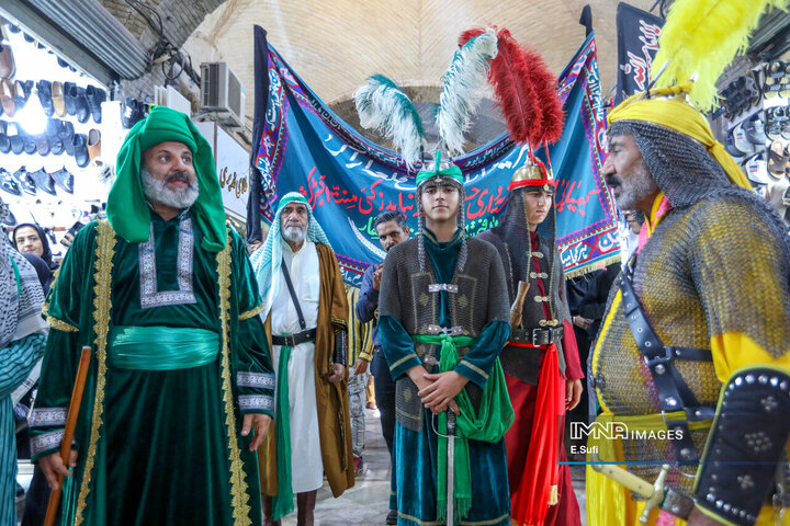 تعزیه سیار در بازار تاریخی اراک