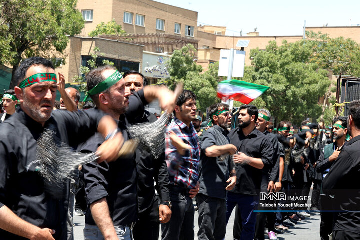 مراسم عزاداری تاسوعای حسینی در همدان