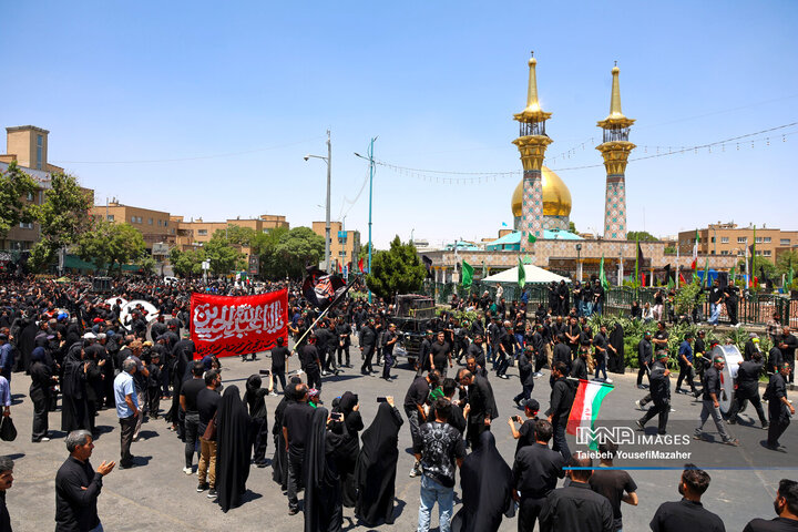 مراسم عزاداری تاسوعای حسینی در همدان