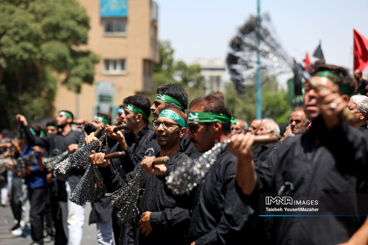 مراسم عزاداری تاسوعای حسینی در همدان