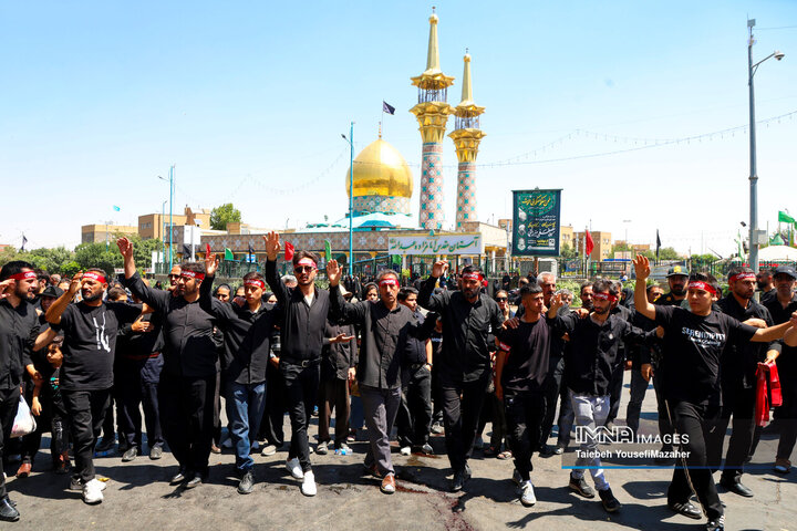 مراسم عزاداری تاسوعای حسینی در همدان