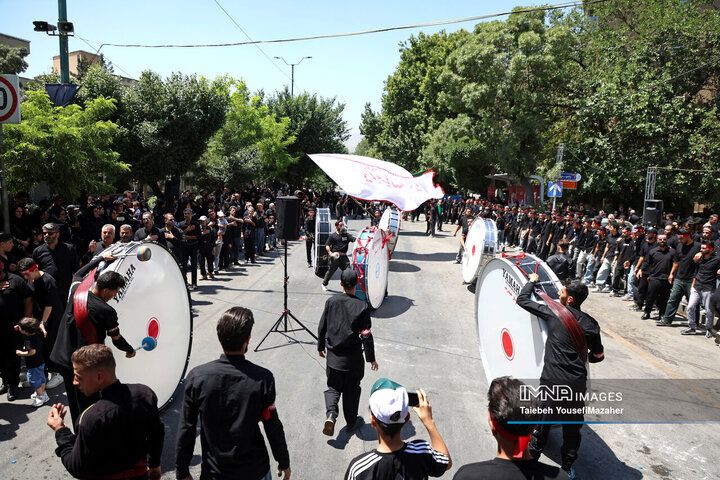 مراسم عزاداری تاسوعای حسینی در همدان