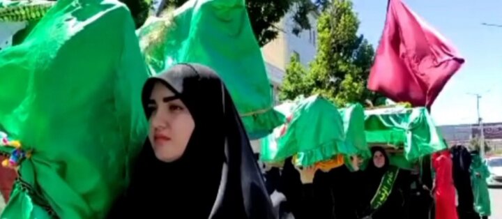 فیلم| حرکت نمادین کاروان اسرا در یاسوج