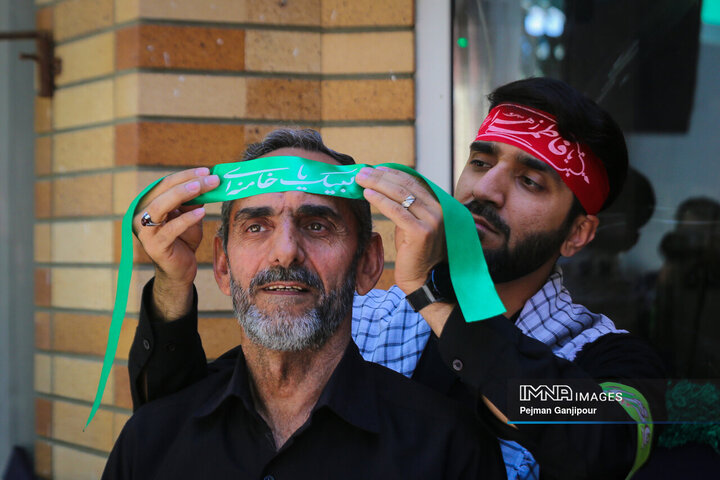 قافله عزا و حماسه هیئت رزمندگان اسلام اصفهان