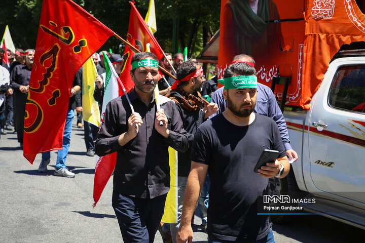 قافله عزا و حماسه هیئت رزمندگان اسلام اصفهان