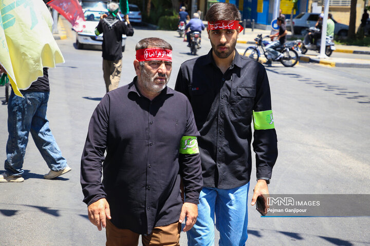 قافله عزا و حماسه هیئت رزمندگان اسلام اصفهان