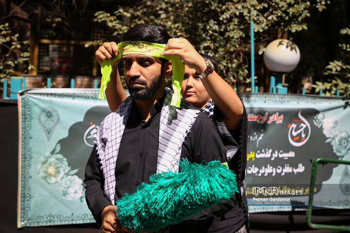 قافله عزا و حماسه هیئت رزمندگان اسلام اصفهان
