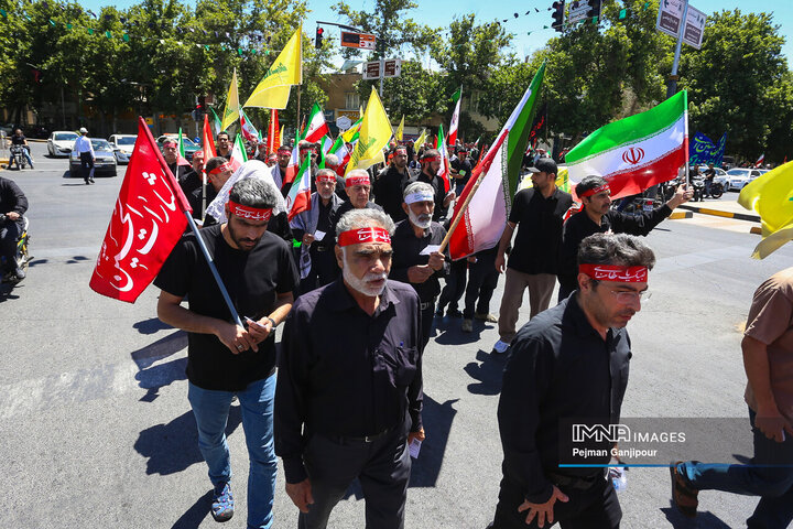 قافله عزا و حماسه هیئت رزمندگان اسلام اصفهان