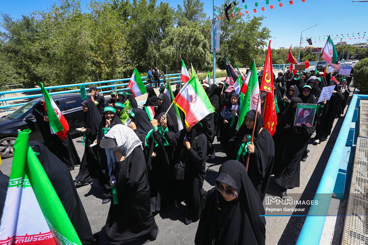 قافله عزا و حماسه هیئت رزمندگان اسلام اصفهان