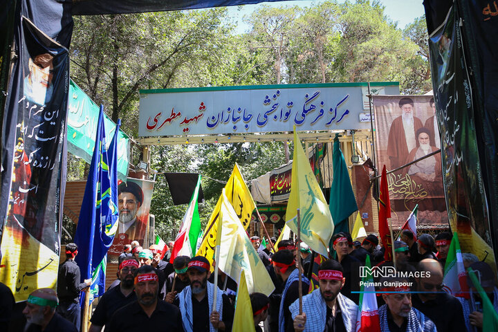 قافله عزا و حماسه هیئت رزمندگان اسلام اصفهان