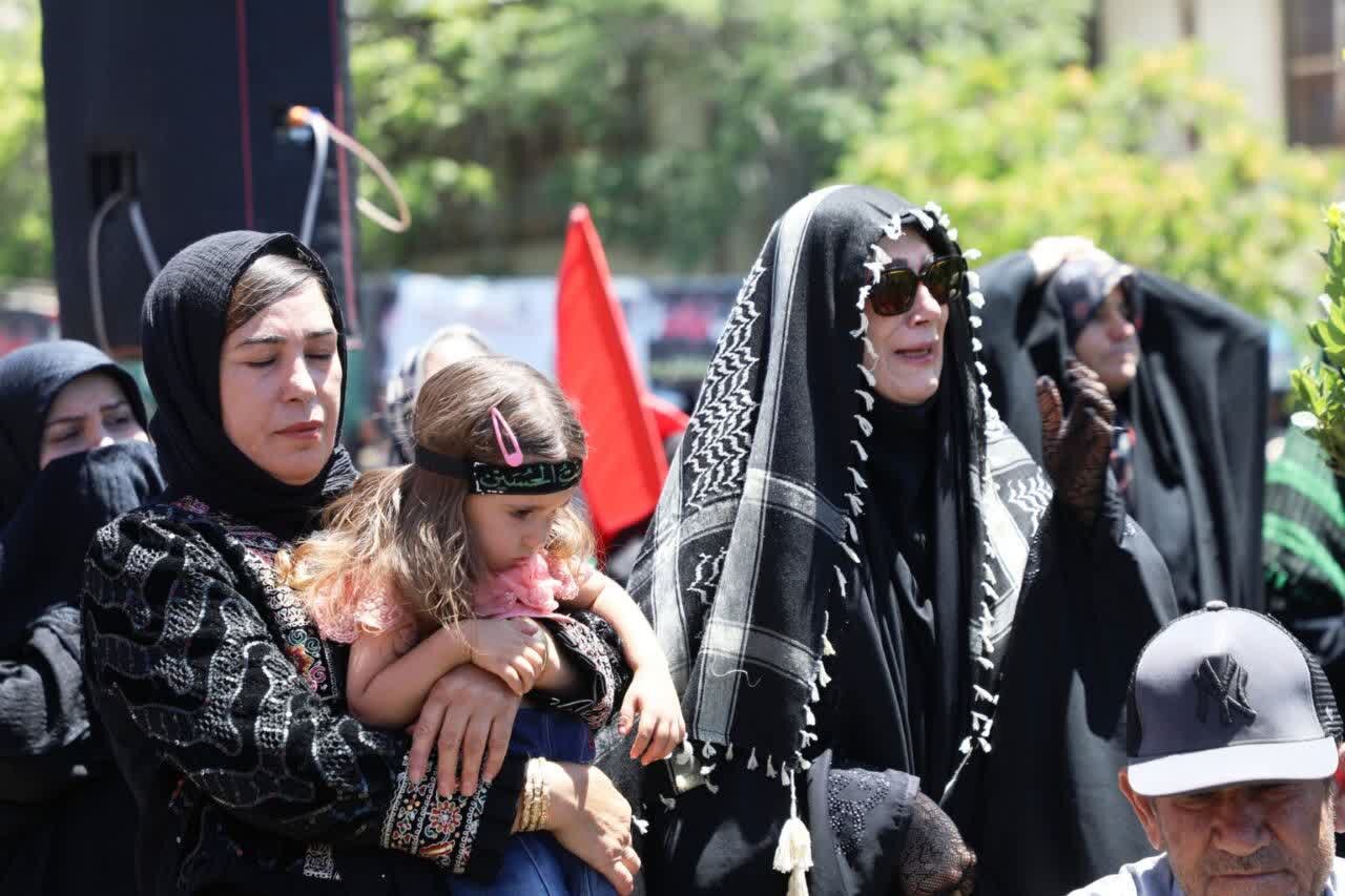 حماسه و شور حسینی دیار آریوبرزن در قاب تصویر