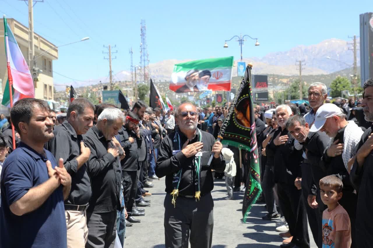 حماسه و شور حسینی دیار آریوبرزن در قاب تصویر