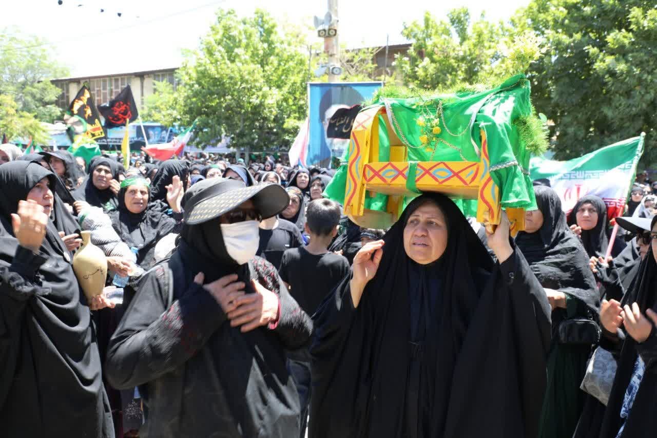 حماسه و شور حسینی دیار آریوبرزن در قاب تصویر