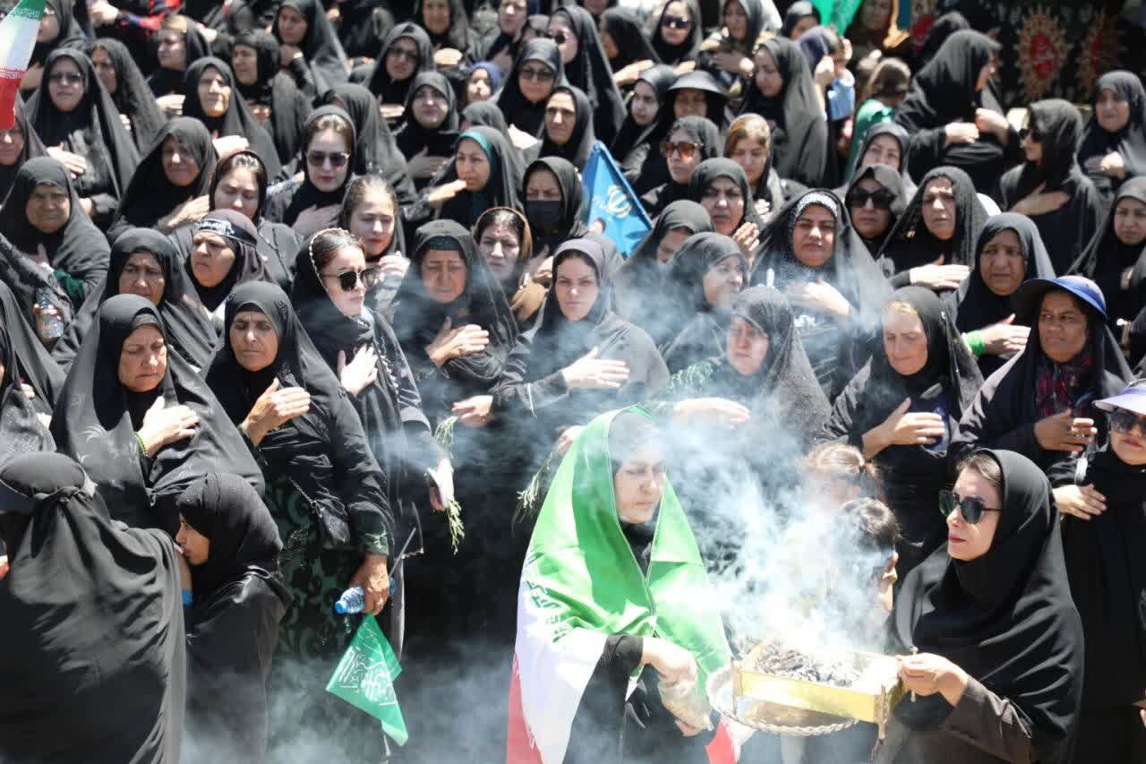 حماسه و شور حسینی دیار آریوبرزن در قاب تصویر