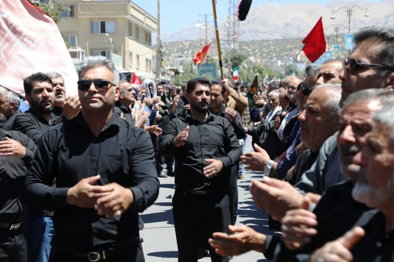 حماسه و شور حسینی دیار آریوبرزن در قاب تصویر