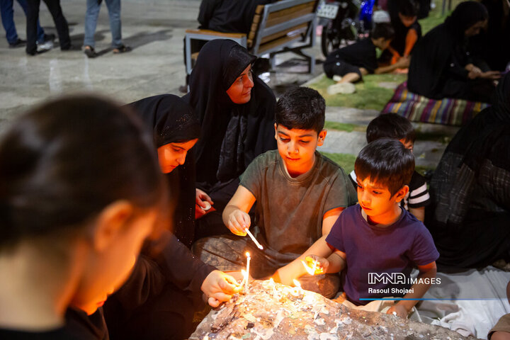 شام غریبان در گلستان شهدا