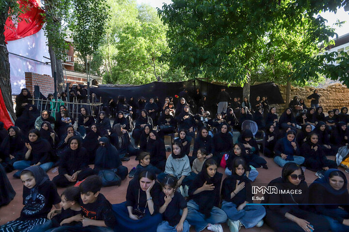 تعزیه‌خوانی عاشورای حسینی در روستای تاریخی وفس