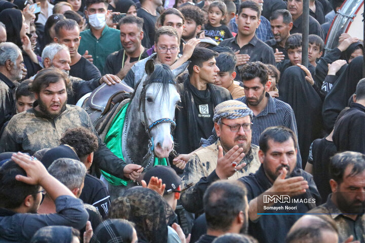 کرمانشاه در سوگ خیمه‌های سوخته کربلا