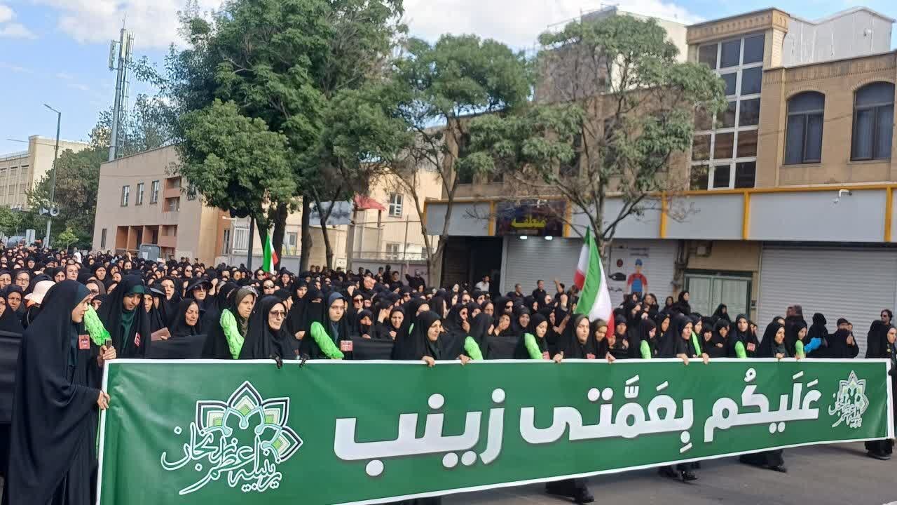 قرار زینبی در زنجان؛ هم‌صدا با کاروان صبر و پیام