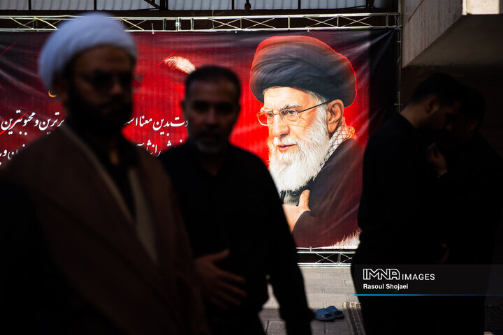عزاداری محرم در دفتر آیت الله طباطبایی نژاد