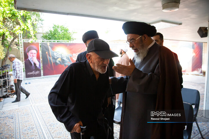 عزاداری محرم در دفتر آیت الله طباطبایی نژاد