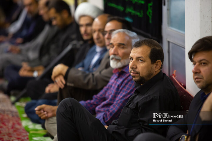 عزاداری محرم در دفتر آیت الله طباطبایی نژاد