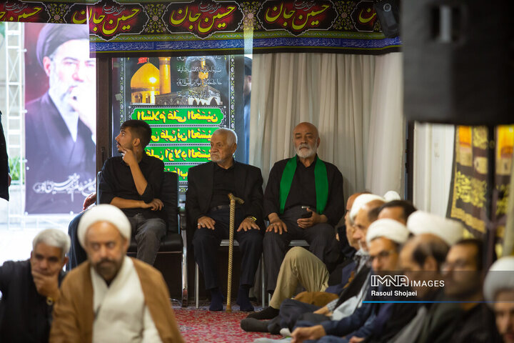 عزاداری محرم در دفتر آیت الله طباطبایی نژاد