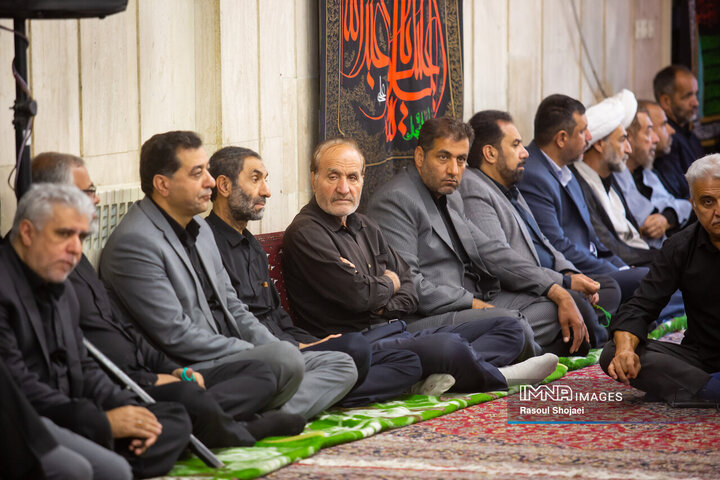 عزاداری محرم در دفتر آیت الله طباطبایی نژاد