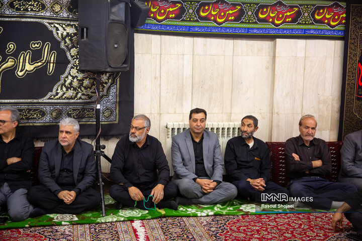 عزاداری محرم در دفتر آیت الله طباطبایی نژاد