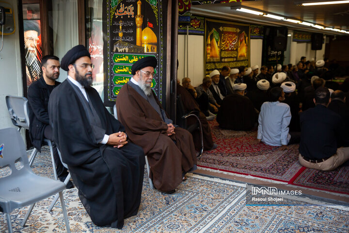 عزاداری محرم در دفتر آیت الله طباطبایی نژاد