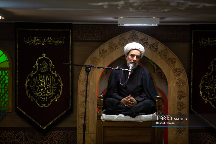 عزاداری محرم در دفتر آیت الله طباطبایی نژاد
